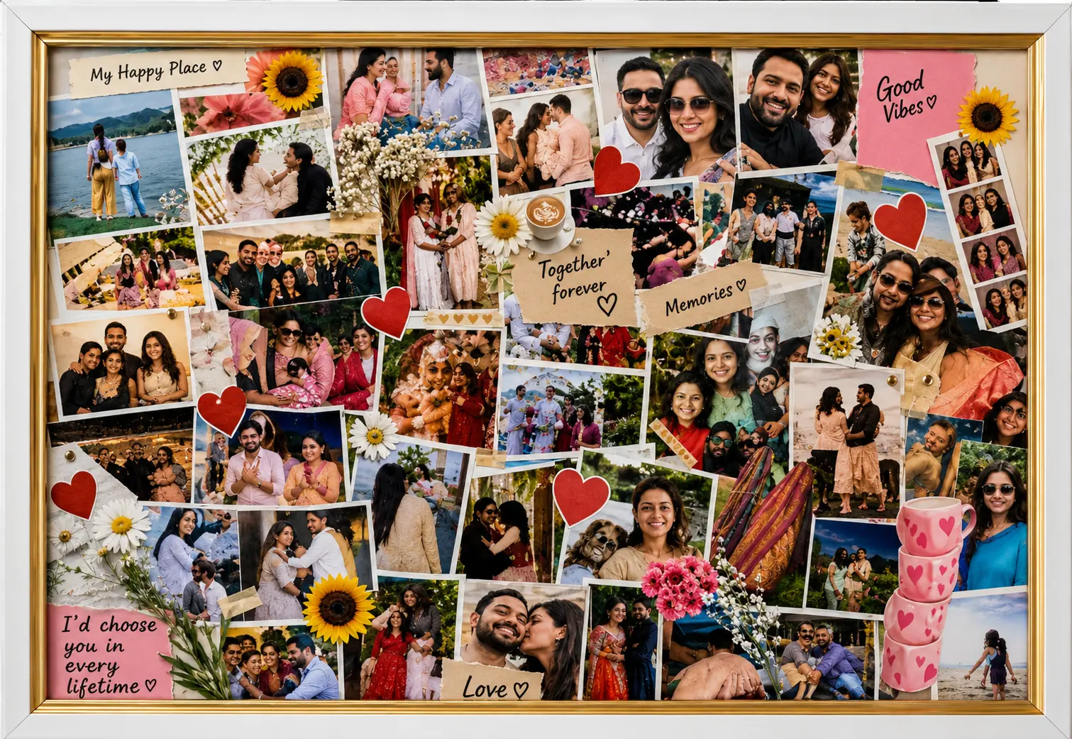 Personalized Photo Collage Frame – Turn Your Memories Into Beautiful Wall Art