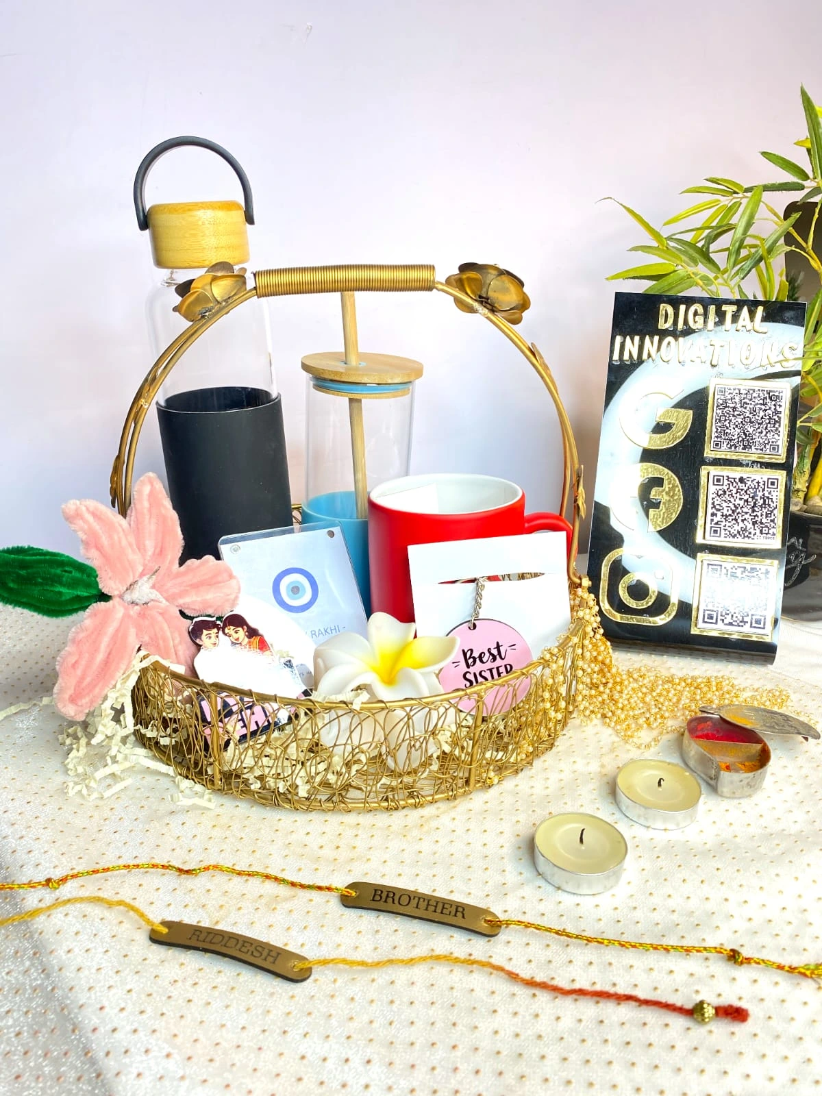 Rakhi Gift Hamper – Elegant Raksha Bandhan Gift Basket