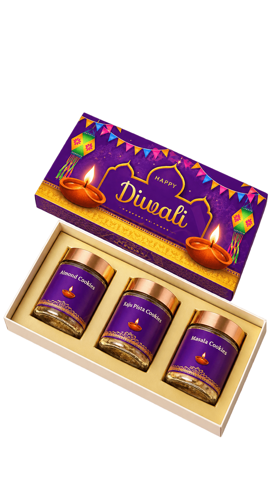 Nourish & Nosh 300g Rose Gold Jar Set